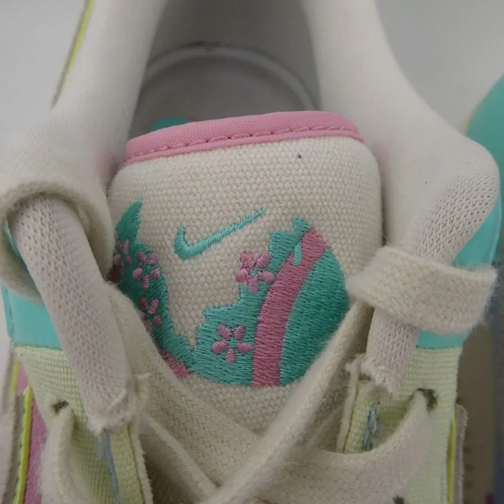 Nike Air Force One Men's 13 Low Top Spring Patchwork Easter Egg AH8462-400 2018